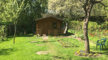 Mežaparka dārziņš. Autoru foto