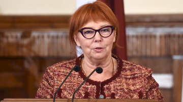 Projekta "Sibīrijas bērni" vadītāja režisore Dzintra Geka. Foto: Ieva Čīka, LETA