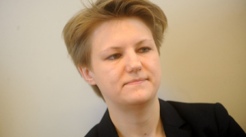 Sabiedrības par atklātību "Delna" vadītāja Liene Gātere. Foto: Edijs Pālens, LETA