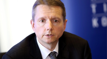 Finanšu un kapitāla tirgus komisijas (FKTK) priekšsēdētājs Pēters Putniņš. Foto: Sintija Zandersone, LETA