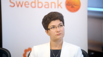 "Swedbank Latvija" galvenā ekonomiste Lija Strašuna. Foto: Ieva Lūka, LETA