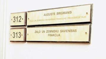 Zaļo un zemnieku savienības (ZZS) frakcija Saeimā. Foto: Ieva Čīka, LETA