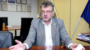 Autopārvadātāju asociācijas "Latvijas auto" prezidents Valdis Trēziņš. Foto: Zane Bitere, LETA