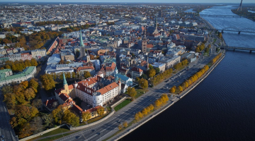 Rīgas pils Horna bastions. Foto: Ēriks Božis