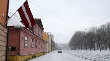 Maskavas forštate ziemā. Foto: Edijs Pālens, LETA