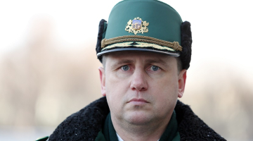 Valsts robežsardzes priekšnieks ģenerālis Guntis Pujāts. Foto: Edijs Pālens, LETA
