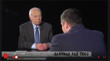 Alfrēds Rubiks "TV-24" raidījumā "Nakts sarunas par čeku".