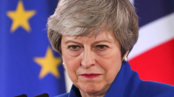 Lielbritānijas premjerministre Terēza Meja ES samitā par "Brexit". Foto: REUTERS/Yves Herman