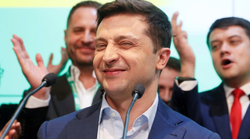 Jaunais Ukrainas prezidents Volodimirs Zelenskis. Foto: REUTERS