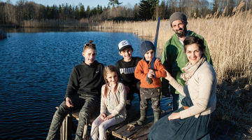 Alkšņu ģimene.
Foto — Ieva Salmane