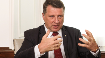 Raimonds Vējonis.
Foto — Gints Ivuškāns