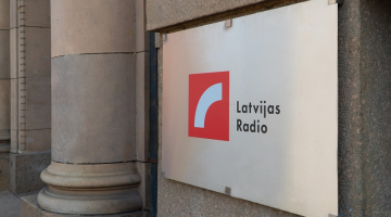 Latvijas Radio logo. Publicitātes foto