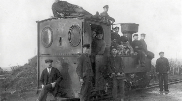 Viesītes depo 1928. gadā.
Foto — Zudusī Latvija / LNB
