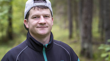 Ēvalds Kārkliņš - pārgājienu organizators. Publicitātes foto