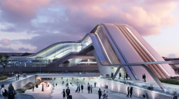 Arhitektu ideju konkursā dzelzceļa līnijas Rail Baltica termināļa būvei Tallinā uzvarējis britu biroja Zaha Hadid Architects un Igaunijas kompānijas Esplan projekts Light Stream