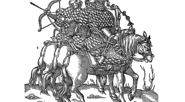 Moskovitu kareivji. Kokgriezums. 1556. gads. Annas Ronanas attēlu bibliotēka / AFPForum/LETA