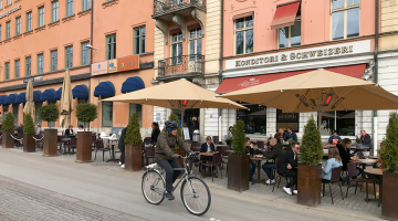 Upsalas slavenākā konditoreja sestdienā joprojām ir labi apmeklēta.
Foto no privātā arhīva