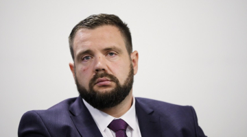 Ekonomikas ministrs Jānis Vitenbergs (KPV LV). Foto: Evija Trifanova, LETA