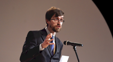 Latvijas Ornitoloģijas biedrības valdes priekšsēdētājs Viesturs Ķerus. Foto: Ieva Čīka, LETA