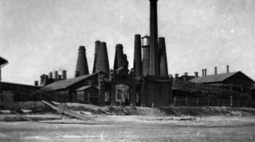 Šmita cementa fabrikas korpusi 19. un 20. gs. mijā Podragā