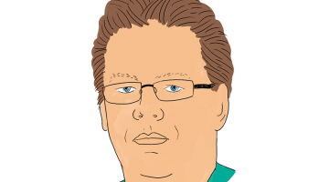 Jānis Upenieks.
Ilustrācija — Ernests Kļaviņš
