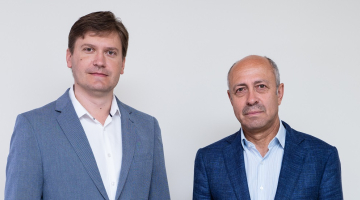 Konstantīns Čekušins un Oļegs Burovs. Foto: Lauris Aizupietis
