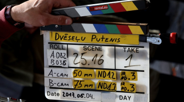 Filmas "Dvēseļu putenis" klapīte. Foto: Evija Trifanova, LETA