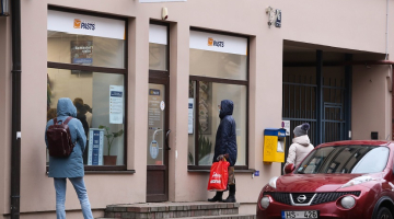 "Latvijas Pasta" nodaļa Āgenskalnā. Foto: Paula Čurkste, LETA