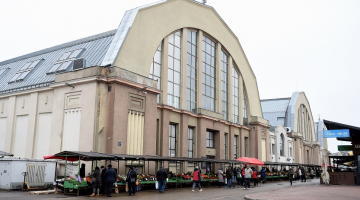 Rīgas Centrāltirgus paviljoni. Foto: Zane Bitere, LETA