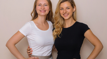 Jaunās uzņēmējas. Laura Žukovska-Supe  un Elēna Dmitrijeva, Swimbe
Foto no privātā arhīva