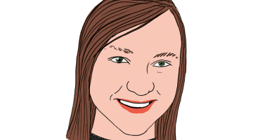 Inga Ulmane.
Zīmējums — Ernests Kļaviņš