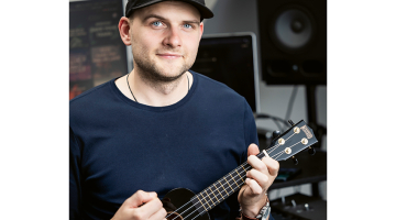 Toms Rusovs, kura vadībā radīta Solfegio platforma.
Foto — Ieva Salmane