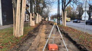 Veloceliņa izbūve Vienības gatvē. Autora foto