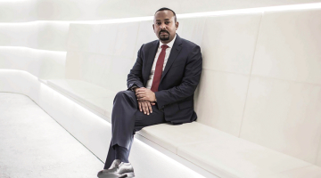 Etiopijas premjerministrs 
Abijs Ahmeds 2019. gadā. FOTO — THe New york times
