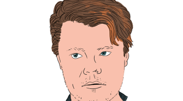 Toms Grēviņš.
Zīmējums — Ernests Kļaviņš
