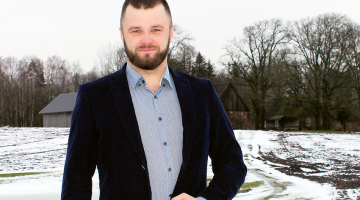 Kristaps Sula, Lejasciņu saimnieks.
Foto — Andris Vanadziņš