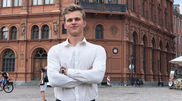 Jaunais uzņēmējs Rūdolfs Skuja.
Foto no privātā arhīva
