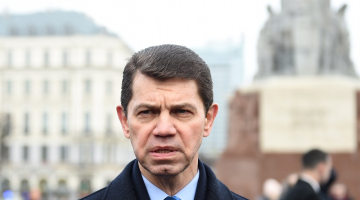 Ukrainas vēstnieks Latvijā Oleksandrs Miščenko. Foto: Zane Bitere, LETA