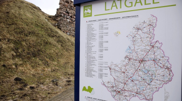 Latgales karte Rēzeknē. Foto - Paula Čurkste, LETA
