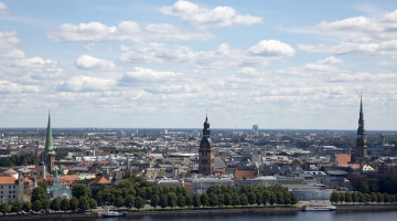 Rīgas panorāma. Foto - Edijs Pālens, LETA