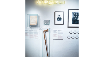 Ekspozīcijas fragments.
Foto — Lelde Goba