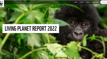 Ekrāna attēls no WWF vietnes livingplanet.panda.org
