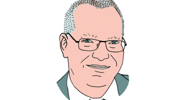 Mortens Hansens. Zīmējums – Ernests Kļaiņš