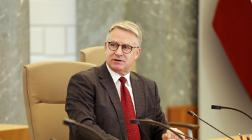 Kultūras ministrs Nauris Puntulis. Foto - Evija Trifanova, LETA