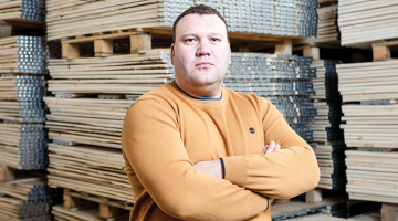 Kaspars Elarts, SIA Latvia Packing dibinātājs un vadītājs.
Foto — Ieva Salmane