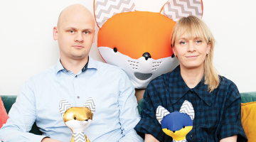 Imants Žūriņš un Marta Selecka, SIA Ausma Media īpašnieki un vadītāji.
Foto — Kristīne Madjare