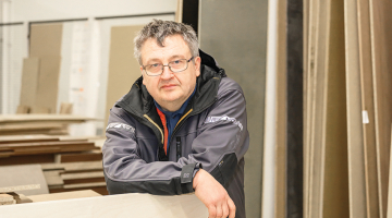 Raits Piķelis, SIA AB Galdnieks dibinātājs un vadītājs.
Foto — Edgars Pohevičs
