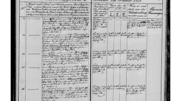 Kuldīgas vācu draudzes baznīcas grāmatas 26. ieraksts vēsta par Gothilfa Ludviga Jākoba Tišheizera (Gotthelf Ludvig Jakob Tischhäuser) kāzām ar Līzi Štefenhāgenu (Lihse Steffenhagen).
Ilustrācija — Raduraksti.lv