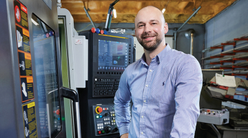 Elvijs Graumanis, SIA BGM Industry dibinātājs un īpašnieks.
Foto — Edmunds Brencis