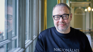 Jaunais Nacionālā teātra direktors Māris Vītols. Foto - Gatis Rozenfelds